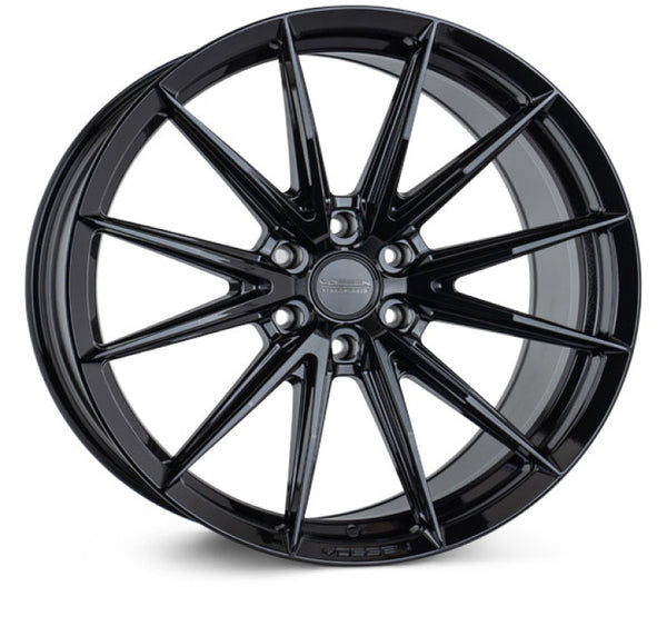 Vossen HFX-2 22x10 / 6x135 / ET-18 / Super Deep Face / 87.1 - Gloss Black Wheel