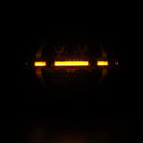 AlphaRex 18-23 Jeep Wrangler JL/Gladiator JT LED Proj Headlights Alpha-Blk w/ Activ Light/Seq Signal