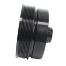 Fluidampr Chevy LSX 6-1/4in Damper w/Single 8 Rib 6.57in Dia Pulley Steel Internally Balanced Damper
