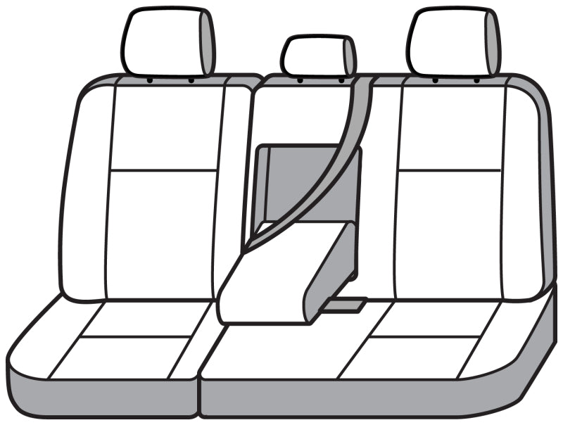 Covercraft 21-24 Ford F-250 Carhartt Super Dux SeatSaver Custom Second Row Seat Covers - Black