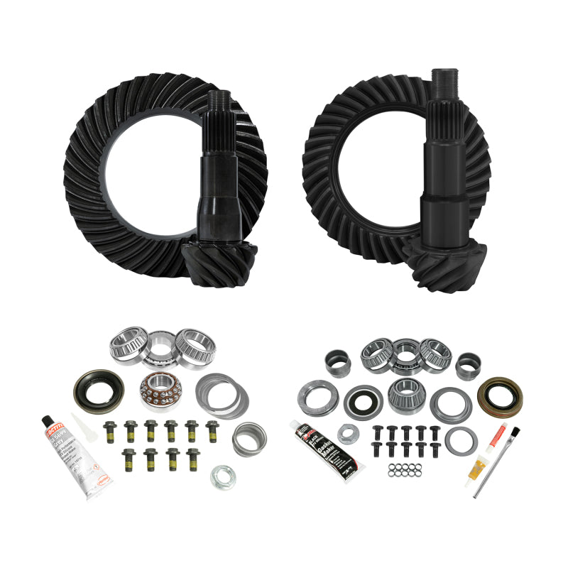 Yukon Gear Gear & Install Kit Package For Jeep JL Non-Rubicon w/ D30 FR & D35 RR in a 5.13 Ratio