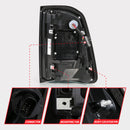 ANZO 19-24 RAM 1500 (Factory LED Models ONLY) Full LED Tail Lights SeqSig Black - Pair