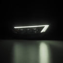 AlphaRex 15-17 Ford Mustang NOVA Series LED Projector Headlights Blk