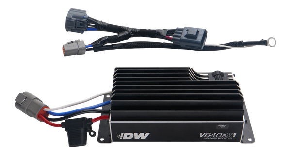 DeatschWerks VB40AX1 Voltage Booster with Plug-N-Play Harness for 10-25 Ford Mustang
