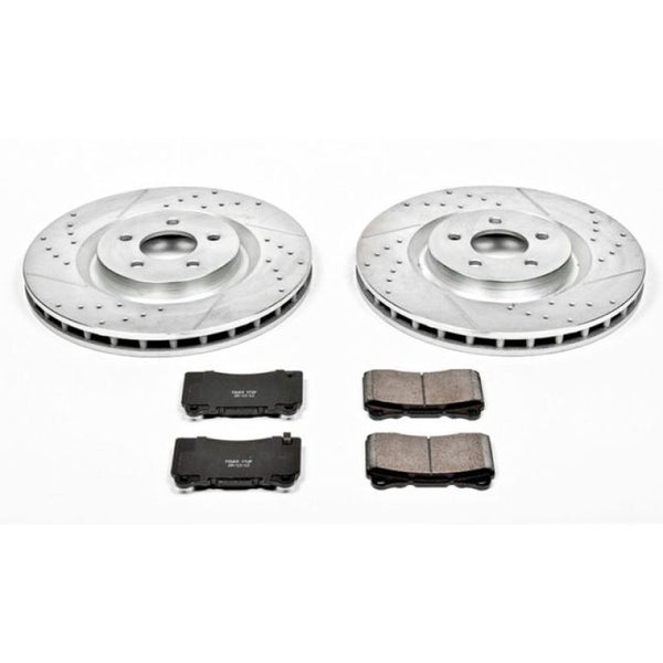 Power Stop 07-14 Ford Mustang Front Z23 Evolution Sport Brake Kit