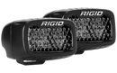 Rigid Industries SR-M Series PRO Midnight Edition - Spot - Diffpaired - Pair