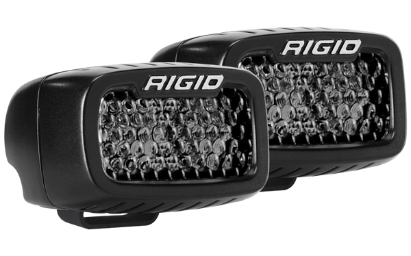 Rigid Industries SR-M Series PRO Midnight Edition - Spot - Diffpaired - Pair
