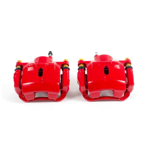 Power Stop 01-05 Toyota Echo Front Red Calipers w/Brackets - Pair