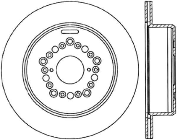 StopTech CryoStop Rotor - Rear