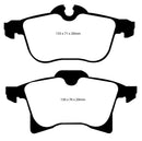 EBC 08-09 Saturn Astra 1.8 Greenstuff Front Brake Pads