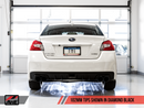 AWE Tuning Subaru WRX/STI VA/GV Sedan Track Edition Exhaust - Diamond Black Tips (102mm)