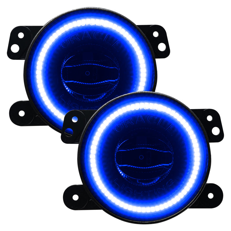 Oracle Jeep Wrangler JK/JL/JT High Performance W LED Fog Lights - Blue