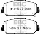 EBC 16+ Acura ILX 2.4 Greenstuff Front Brake Pads