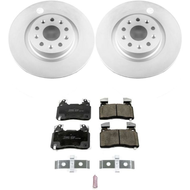 Power Stop 16-18 Cadillac CT6 Front Z17 Evolution Geomet Coated Brake Kit