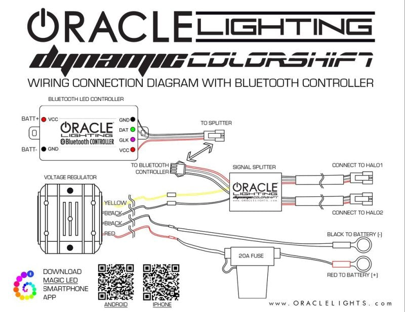 Oracle Ford Superduty 17-19 Dynamic Headlight DRL - ColorSHIFT - Dynamic