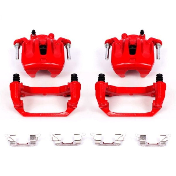 Power Stop 03-07 Nissan Murano Front Red Calipers w/Brackets - Pair