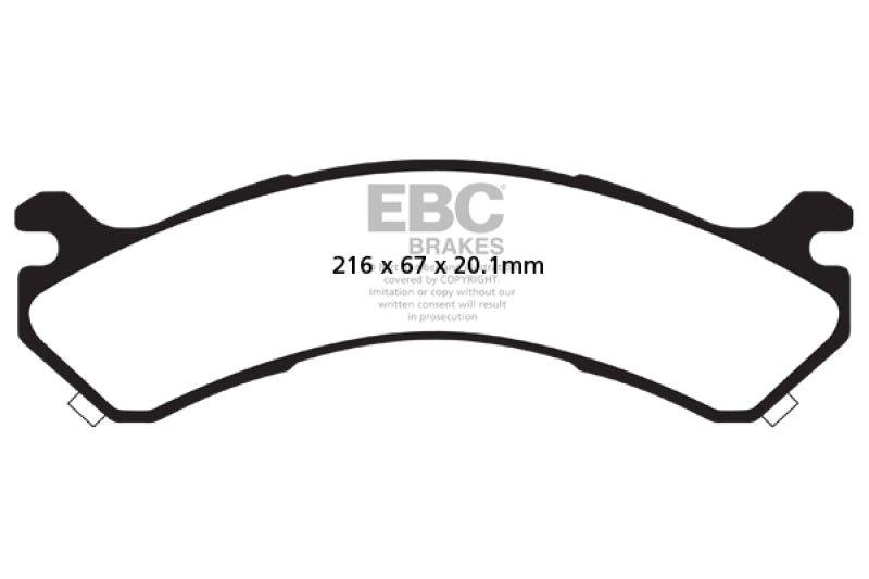 EBC 01-05 Chevrolet Silverado 3500 (2WD) Ultimax2 Rear Brake Pads