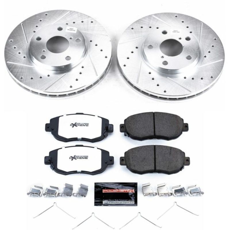 Power Stop 93-05 Lexus GS300 Front Z26 Street Warrior Brake Kit