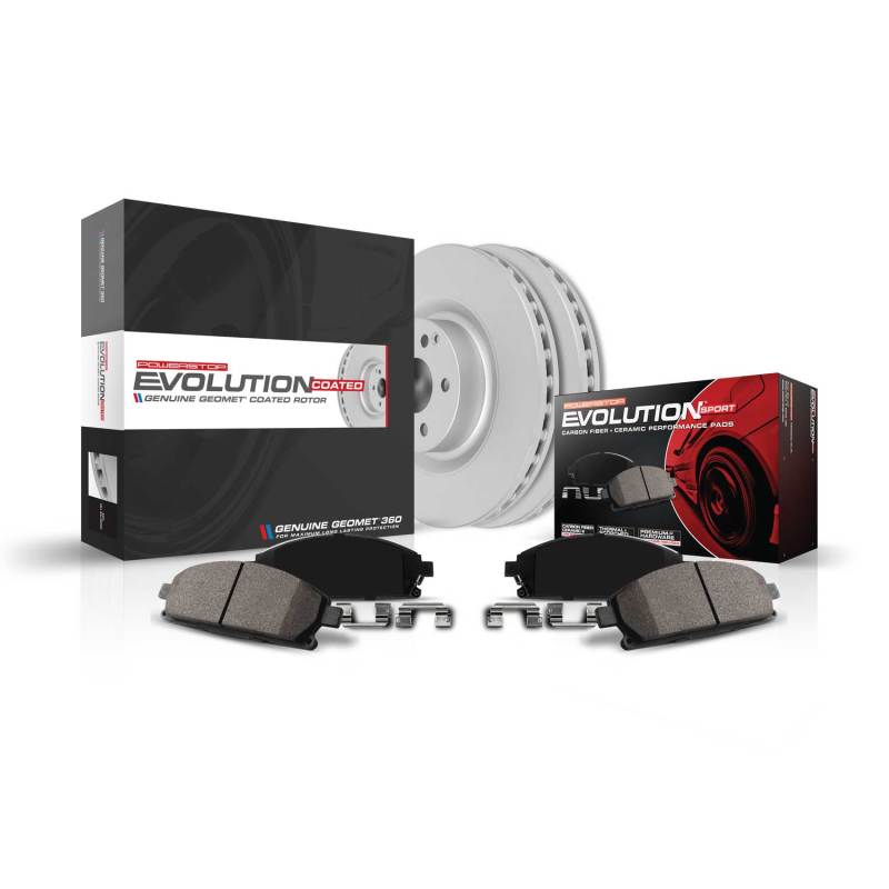 Power Stop 2021 Mini Cooper Countryman Front Z23 Evolution Brake Kit