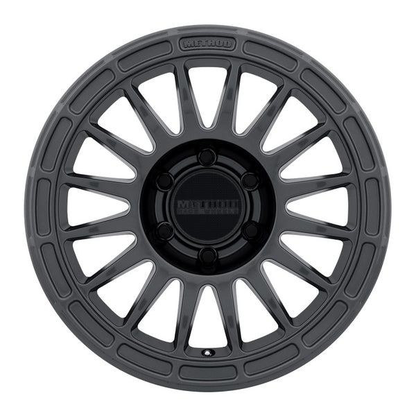 Method MR314 17x7.5 +24mm Offset 6x4.5 66.1mm CB Matte Black Wheel