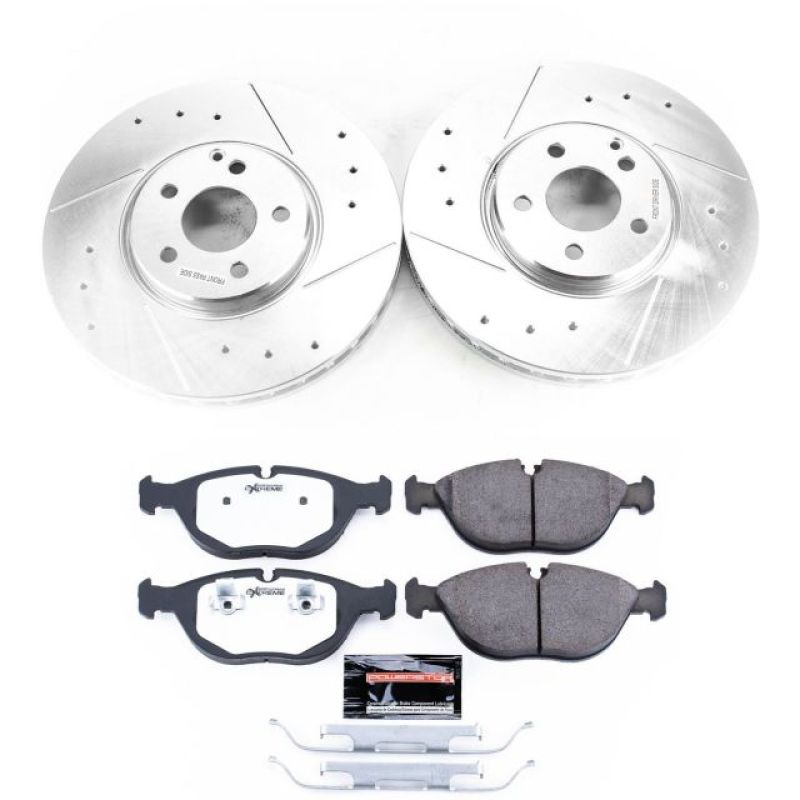 Power Stop 04-05 Mercedes-Benz E500 Front Z26 Street Warrior Brake Kit