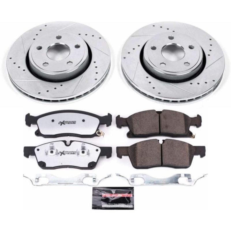 Power Stop 17-19 Jeep Grand Cherokee Front Z36 Truck & Tow Brake Kit