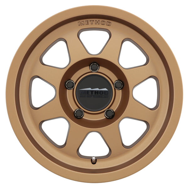Method MR701 17x7.5 +50mm Offset 5x160 65mm CB Method Bronze Wheel