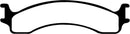EBC 00-02 Dodge Ram 2500 Pick-up 5.2 2WD Ultimax2 Front Brake Pads