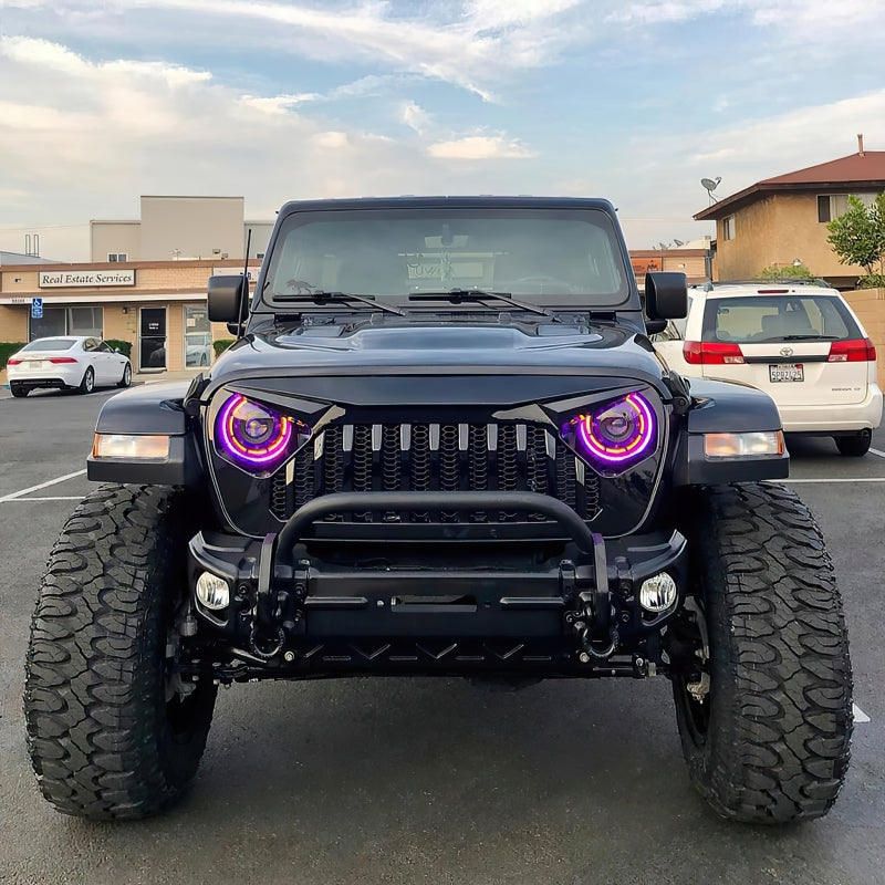 Oracle Oculus Bi-LED Projector Headlights for Jeep JL/Gladiator JT - ColorSHIFT w/ Simple Controller