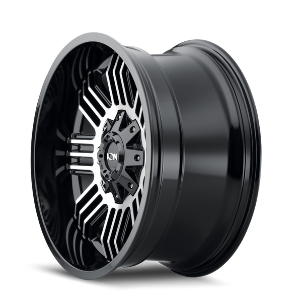 ION Type 144 17x9 / 5x127 BP / -12mm Offset / 87.1mm Hub Black/Machined Wheel