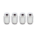 McGard Hex Lug Nut (Cone Seat) 1/2-20 / 13/16 Hex / 1.5in. Length (4-Pack) - Chrome