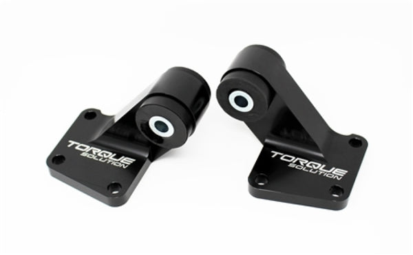 Torque Solution Billet Rear Differential Mounts 03-06 Mitsubishi EVO VII-IX - Black