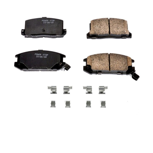 Power Stop 85-89 Toyota MR2 Rear Z17 Evolution Ceramic Brake Pads w/Hardware