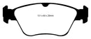 EBC 99-01 Mercedes-Benz C230 (W202) 2.3 Redstuff Front Brake Pads
