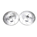 Power Stop 04-08 Acura TL Front Evolution Drilled & Slotted Rotors - Pair