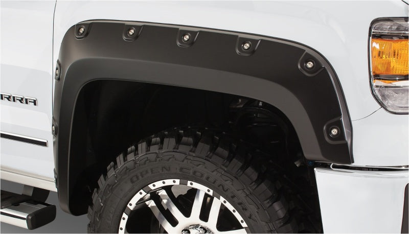 Bushwacker 16-18 GMC Sierra 1500 Boss Pocket Style Flares 4pc - Black