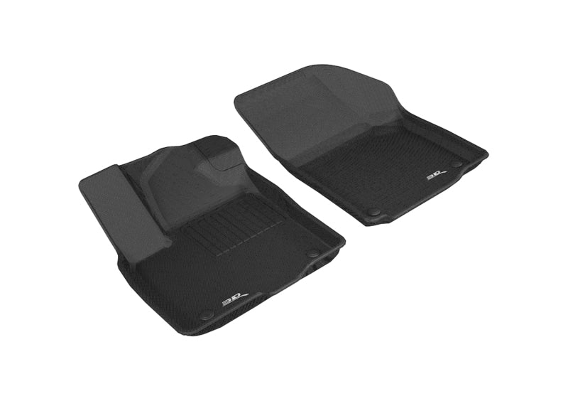 3D MAXpider 2018-2019 Volkswagen Atlas Kagu 1st Row Floormat - Black