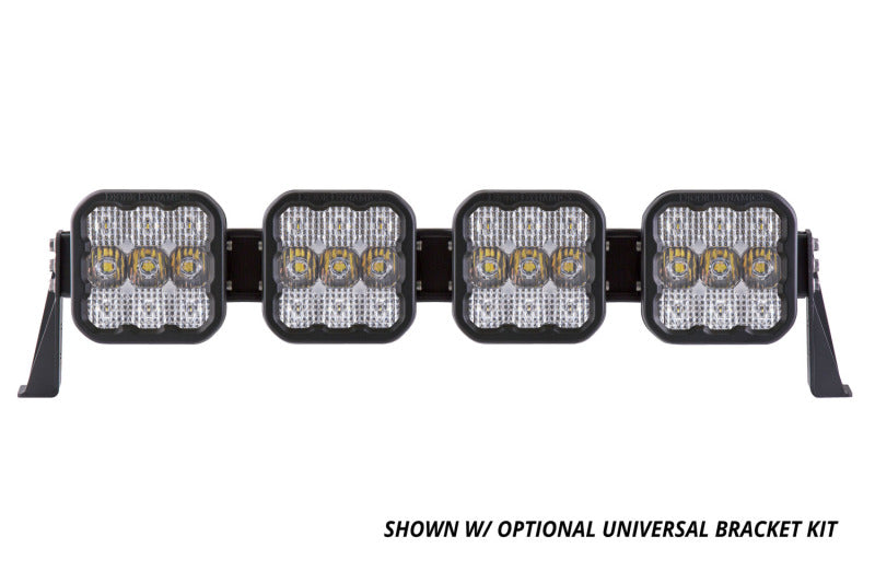 Diode Dynamics SS5 Sport Universal CrossLink 4-Pod Lightbar - Yellow Driving