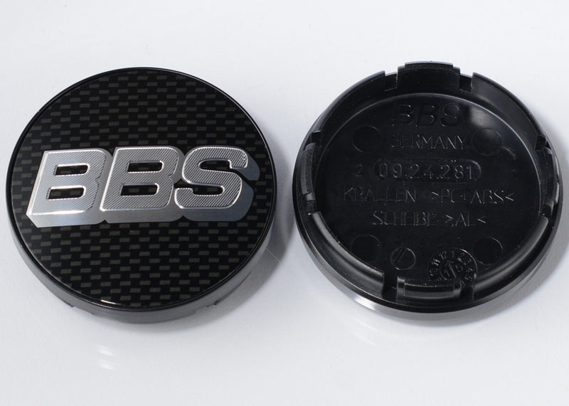 BBS Center Cap 56mm Carbon/Silver