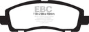 EBC 05-14 Honda Ridgeline 3.5 Extra Duty Front Brake Pads