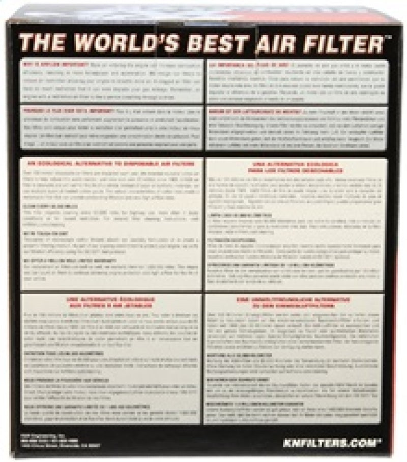 K&N Custom Air Filter 6-5/8in OD-B, 5-1/4in ID-B, 5-1/8in T  6in H