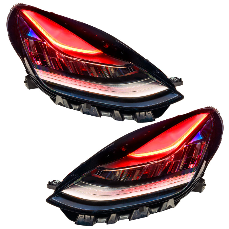 Oracle 17-21 Tesla Model 3 Headlight DRL Upgrade Kit - ColorSHIFT 2