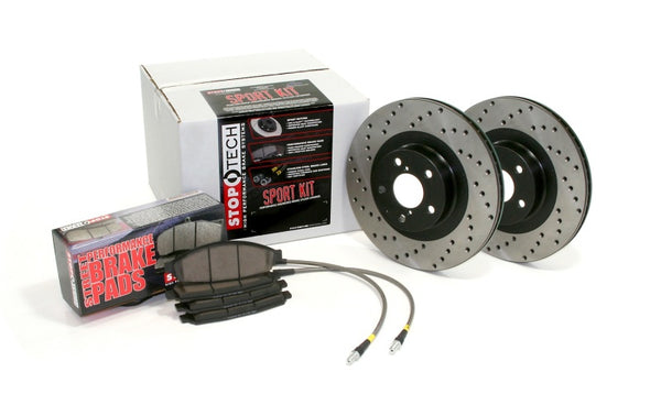 StopTech 06-12 Audi A3 Front Drilled Sport Brake Kit