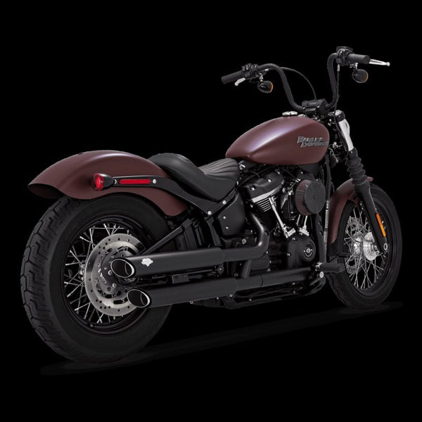 Vance and Hines 3 Twin Slash Slip-Ons Pcx Blk