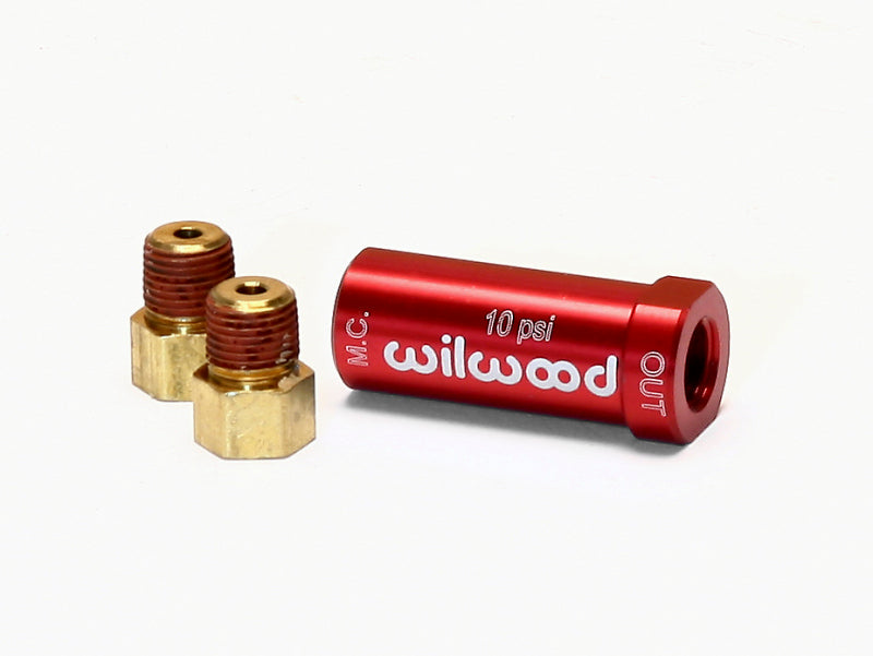 Wilwood Residual Pressure Valve - New Style w/ Fittings - 10