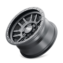 Dirty Life 9309 Canyon Pro 17x9/5x127 BP/-38mm Offset/71.5mm Hub Matte Black Wheel - Beadlock
