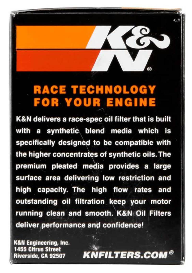 K&N 01-12 Yamaha FJR 1300/1300A/1300AE/1300AS 2.688in OD x 3.813in H Oil Filter