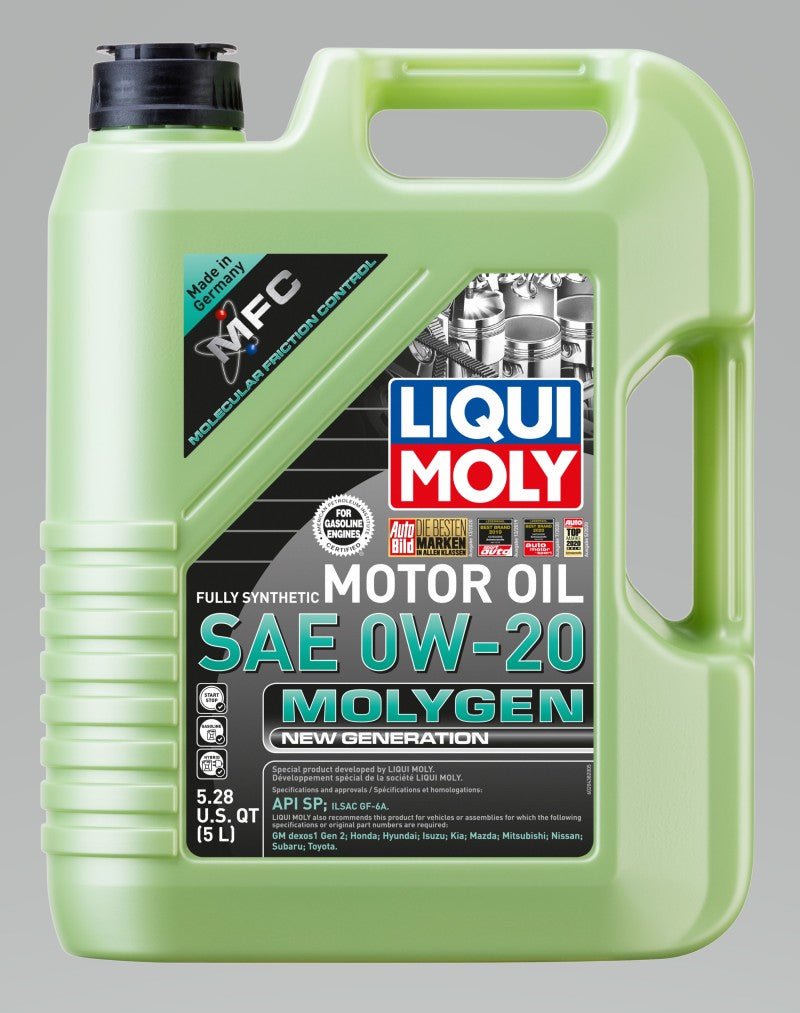 LIQUI MOLY 5L Molygen New Generation 0W20 - Case of 4