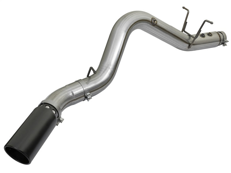 aFe LARGE BORE HD 4in 409-SS DPF-Back Exhaust w/Black Tip 2017 GM Duramax V8-6.6L (td) L5P