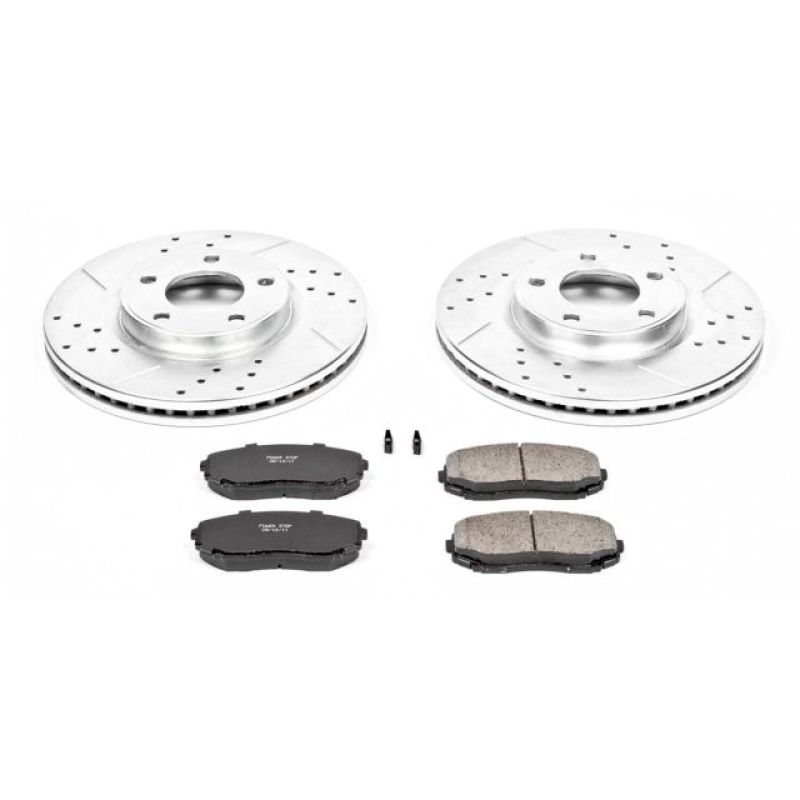 Power Stop 07-09 Ford Edge Front Z23 Evolution Sport Brake Kit